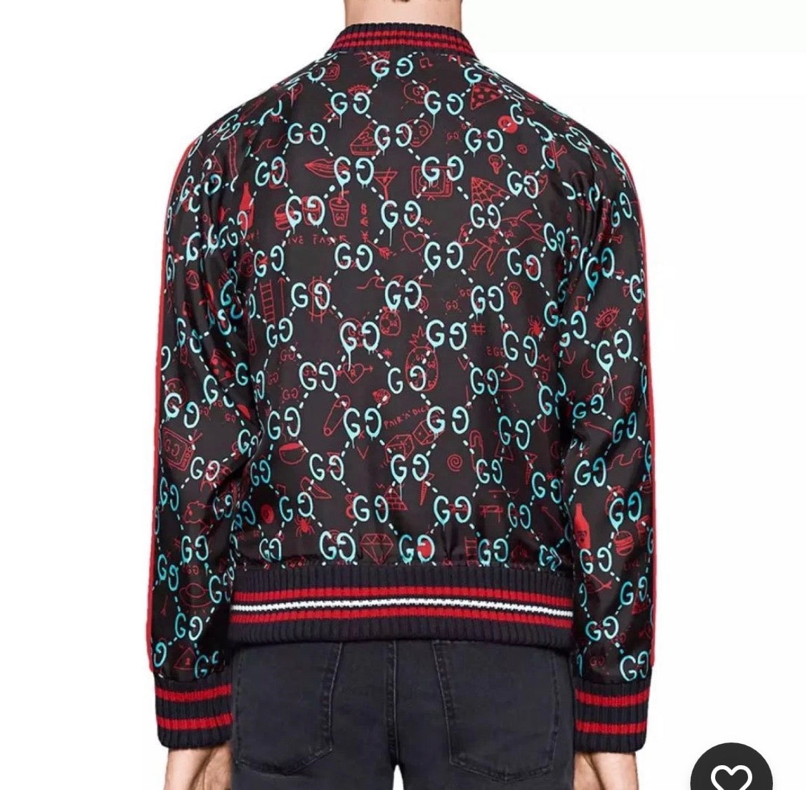 Giacca GG gucci ghost limited edition 48 unisex